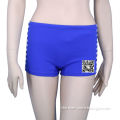 Breathable Polyester Custom Sublimated Printed Women pants, shorts, swim shorts